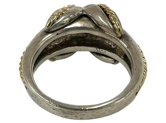 Tiffany & Co Tiffany Vintage Signature Cross Ring Silber Golden - Ansicht 6