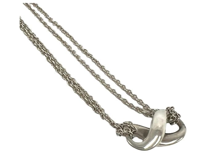 Tiffany & Co Collana Tiffany Vintage Infinity Argento - vista 4