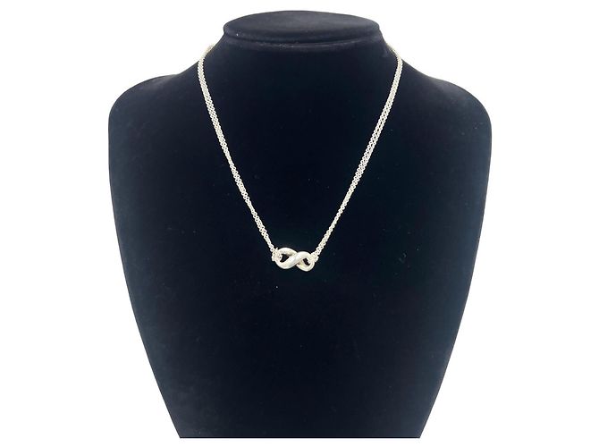 Tiffany & Co Collana Tiffany Vintage Infinity Argento - vista 2