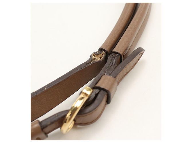 Salvatore Ferragamo Handtasche aus braunem Kalbsleder - Ansicht 5