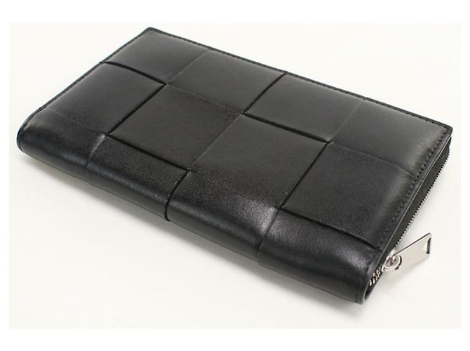 Cassette Bottega Veneta Black Leather Long Wallet - view 2