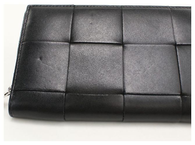 Cassette Bottega Veneta Black Leather Long Wallet - view 5