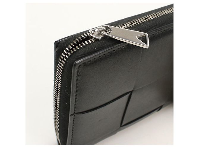 Cassette Bottega Veneta Black Leather Long Wallet - view 6