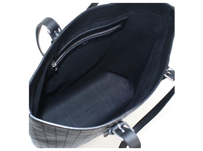 Céline Borsa Tote Celine in pelle di vitello nera Nero - vista 3