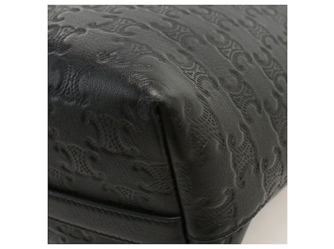 Céline Borsa Tote Celine in pelle di vitello nera Nero - vista 5