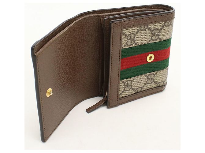 Cartera bi-fold Gucci - Beige - vista 3