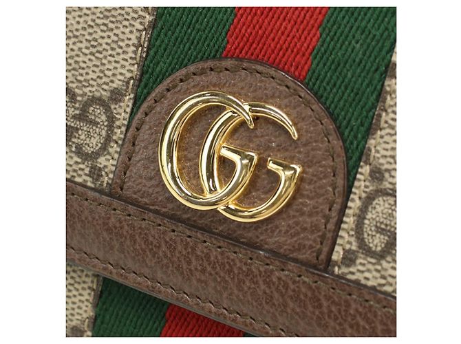 Cartera bi-fold Gucci - Beige - vista 6