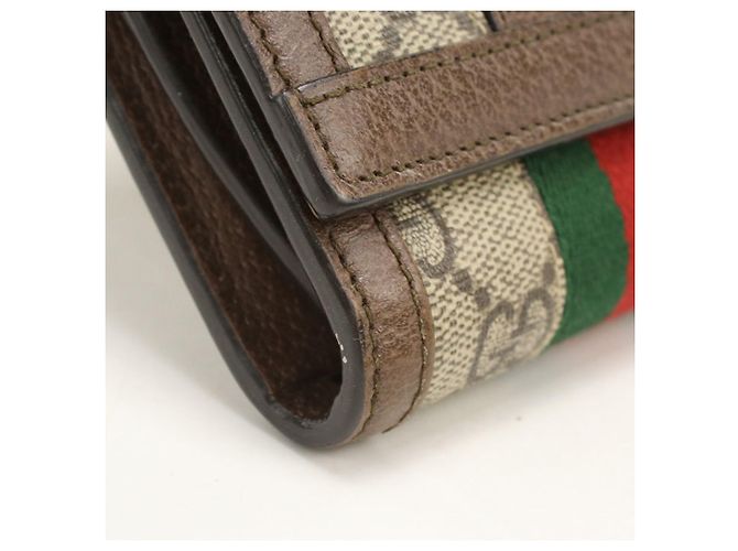 Cartera bi-fold Gucci - Beige - vista 7
