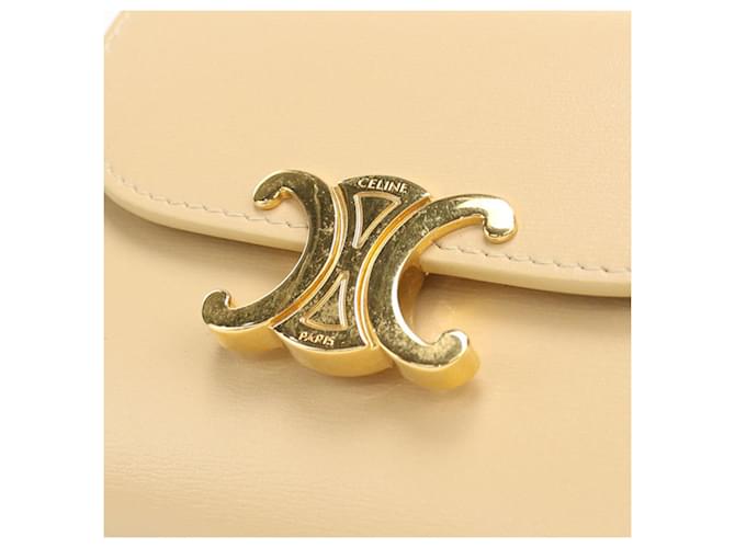 Céline Celine Tri-fold Geldbörse Beige - Ansicht 6