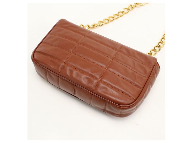Céline Borsa a tracolla Celine in pelle marrone - vista 2
