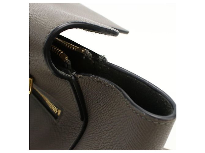 Céline Borsa Celine Grigia 18195 Micro Belt Bag Marrone - vista 5