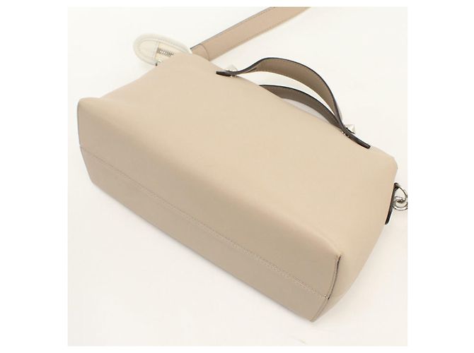 Borsa Fendi 8BL124 in pelle beige - vista 2