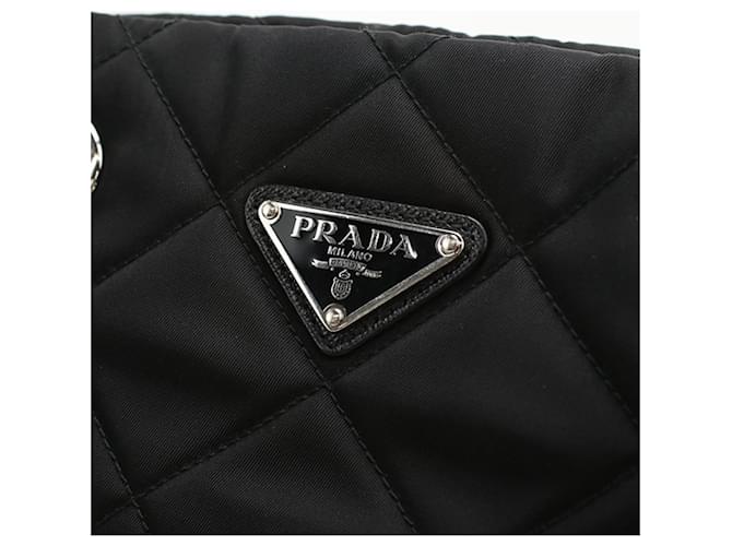 Prada gesteppte Nylon-Tote-Bag Schwarz - Ansicht 5