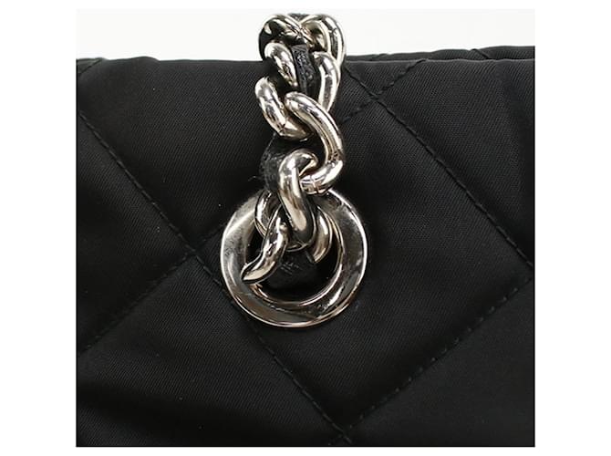 Prada gesteppte Nylon-Tote-Bag Schwarz - Ansicht 7