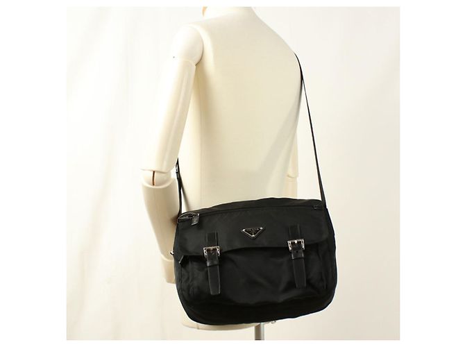 Borsa a Tracolla Prada Nera BT6671 Nero - vista 8