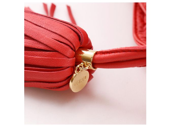 Borsa a tracolla Loewe Flamenco Rosso - vista 10