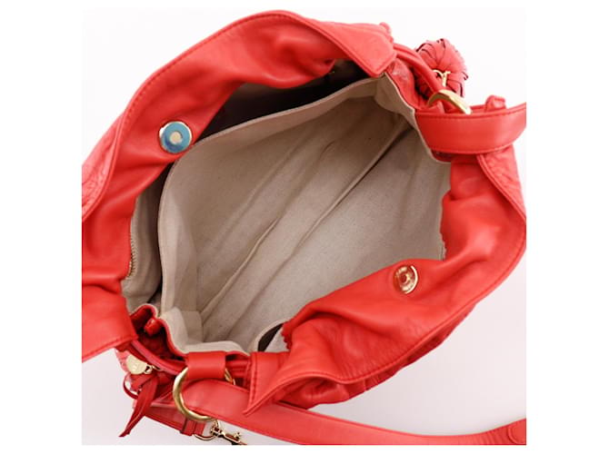 Borsa a tracolla Loewe Flamenco Rosso - vista 4