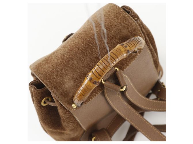 Gucci Bamboo Mini-Rucksack Braun - Ansicht 5