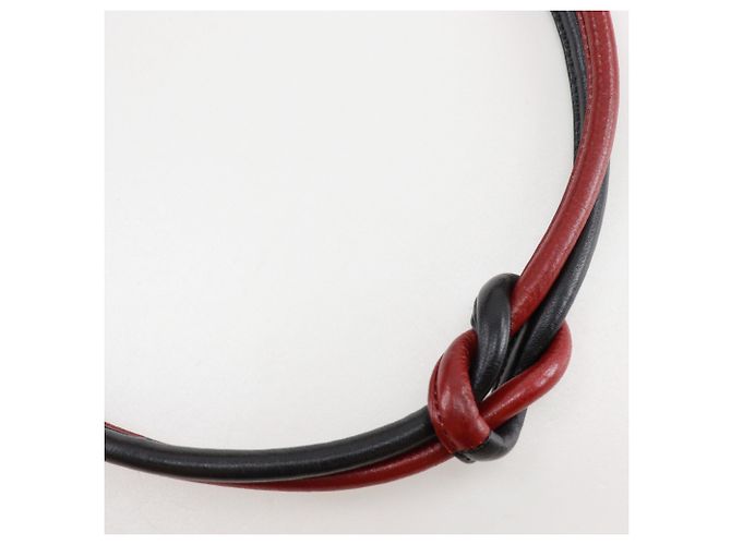 Chanel Matelassé Bicolor Schultertasche Schwarz Rot - Ansicht 12