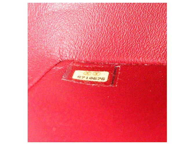 Chanel Matelassé Bicolor Schultertasche Schwarz Rot - Ansicht 13