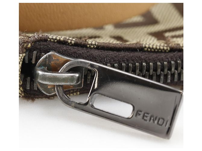 Fendi Zucchino Tote Bag Braun - Ansicht 13