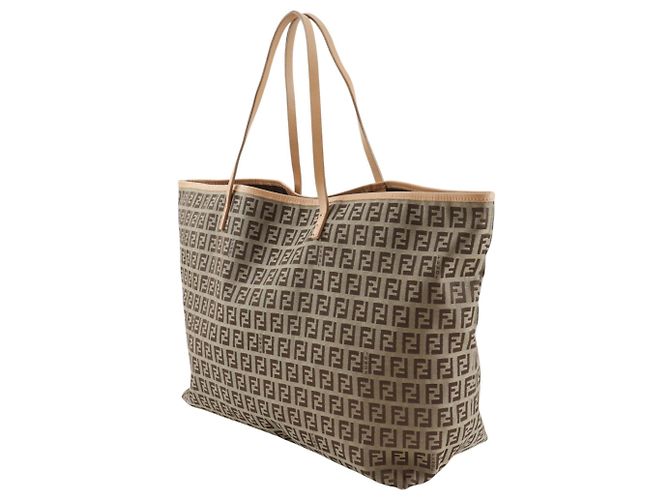 Fendi Zucchino Tote Bag Braun - Ansicht 2