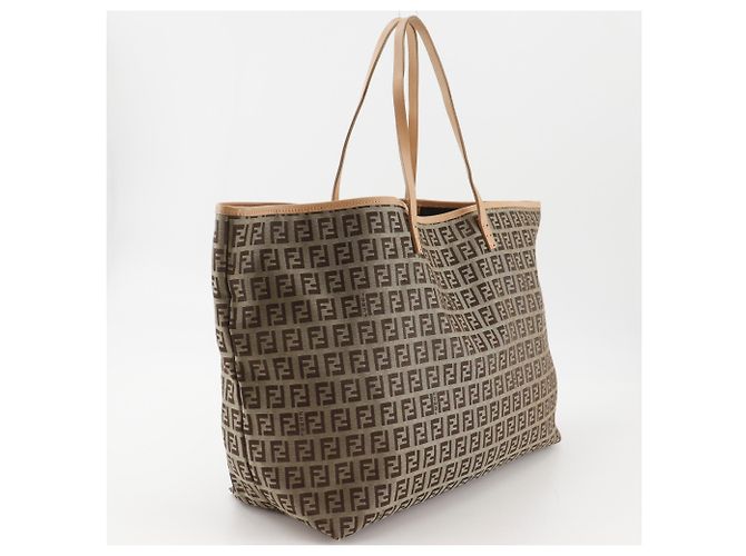 Fendi Zucchino Tote Bag Braun - Ansicht 3