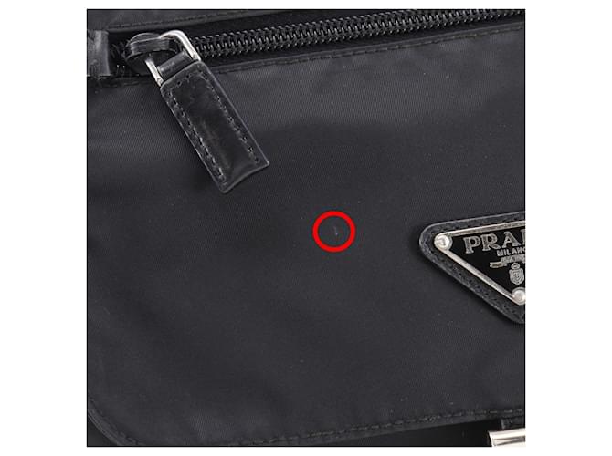 Borsa a tracolla Prada in nylon Nero - vista 10