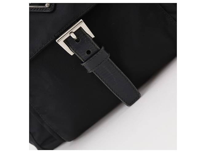 Borsa a tracolla Prada in nylon Nero - vista 14