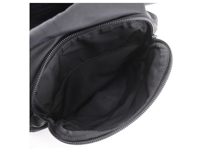 Borsa a tracolla Prada in nylon Nero - vista 7