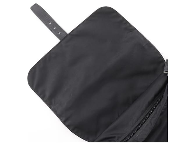 Borsa a tracolla Prada in nylon Nero - vista 9