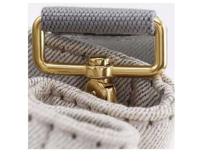Borsa Mini Tote Prada Canapa Marrone - vista 14