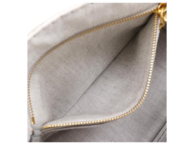 Borsa Mini Tote Prada Canapa Marrone - vista 8