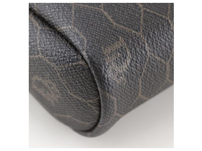 Borsa a tracolla con catena e motivo a nido d'ape Christian Dior Nero - vista 4