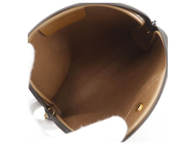 Borsa a tracolla con catena e motivo a nido d'ape Christian Dior Nero - vista 5