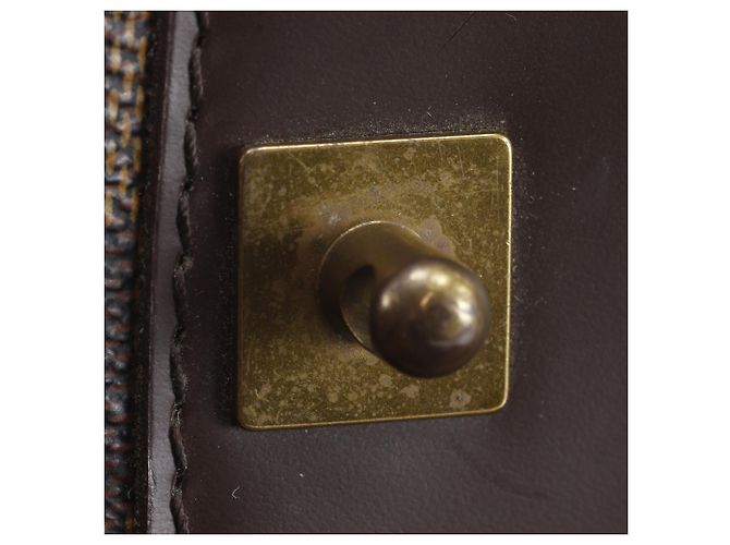 Borsa Tote/Borsa Boston Louis Vuitton Greenwich PM Marrone - vista 13
