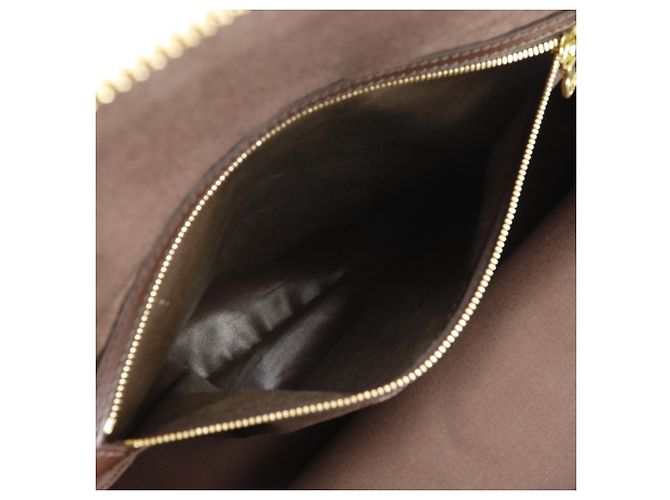 Borsa Tote/Borsa Boston Louis Vuitton Greenwich PM Marrone - vista 7