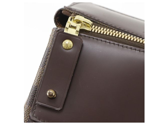 Borsa Tote/Borsa Boston Louis Vuitton Greenwich PM Marrone - vista 9