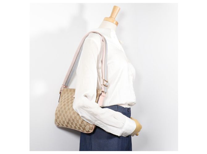 Gucci GUCCI Borsa a tracolla 189749 Marrone Rosa - vista 19