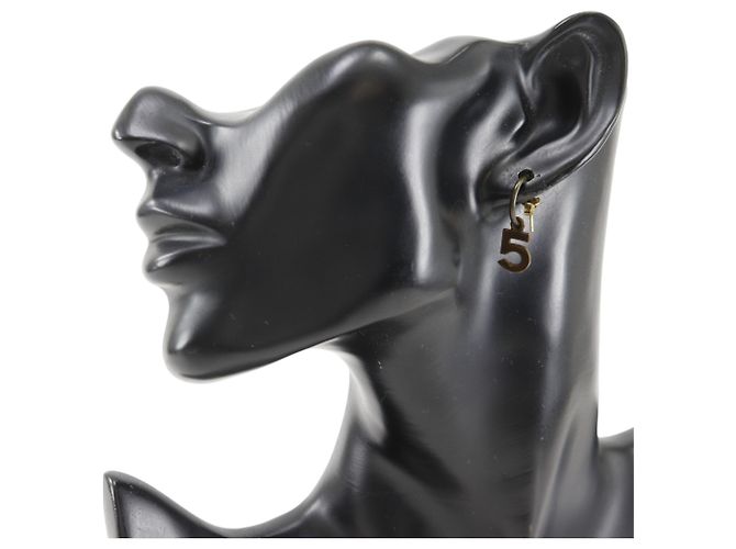 Orecchini a goccia placcati in oro Chanel No. 5 D'oro - vista 2