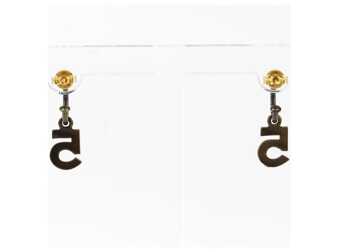 Orecchini a goccia placcati in oro Chanel No. 5 D'oro - vista 3