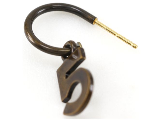 Orecchini a goccia placcati in oro Chanel No. 5 D'oro - vista 4