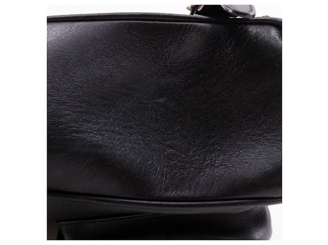 Gucci Bamboo Rucksack aus schwarzem Leder - Ansicht 8