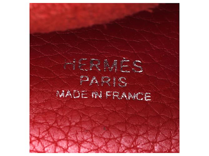 Hermès Borsa Hermes Picotin Lock 18 PM Rosso - vista 14