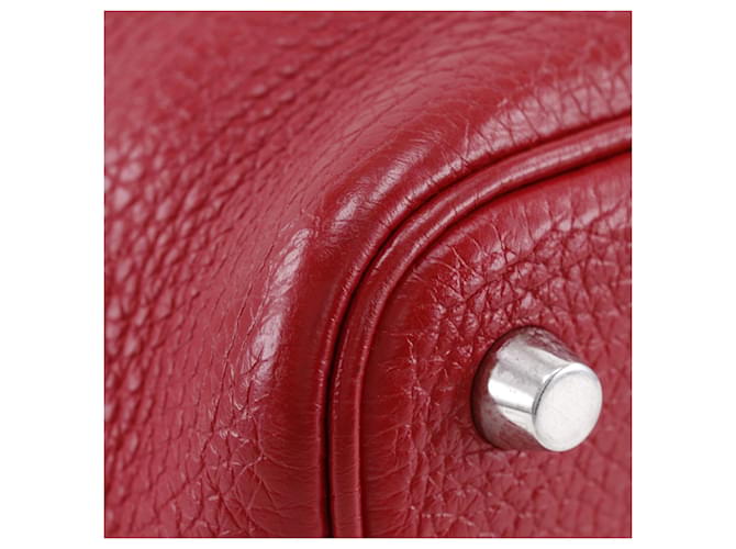 Hermès Borsa Hermes Picotin Lock 18 PM Rosso - vista 4