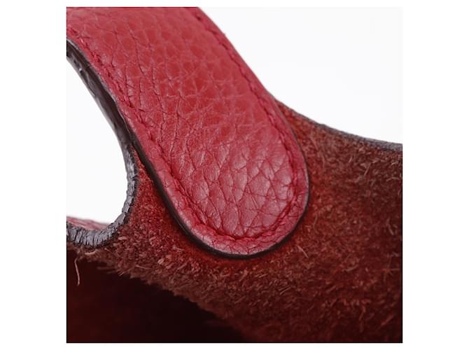 Hermès Borsa Hermes Picotin Lock 18 PM Rosso - vista 8
