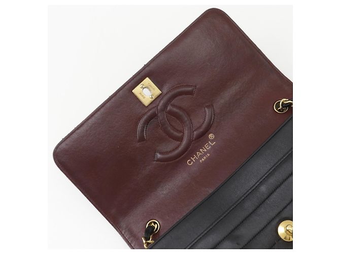 Borsa a tracolla con catena Chanel Mademoiselle Nero - vista 10