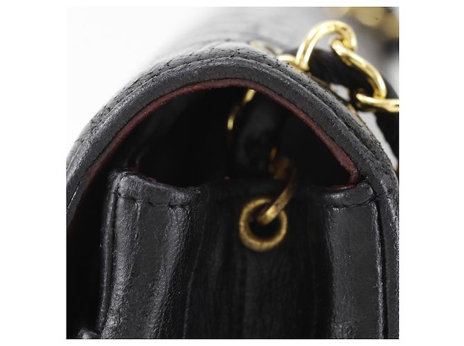 Borsa a tracolla con catena Chanel Mademoiselle Nero - vista 13