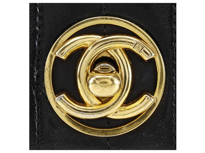 Borsa a tracolla con catena Chanel Mademoiselle Nero - vista 16