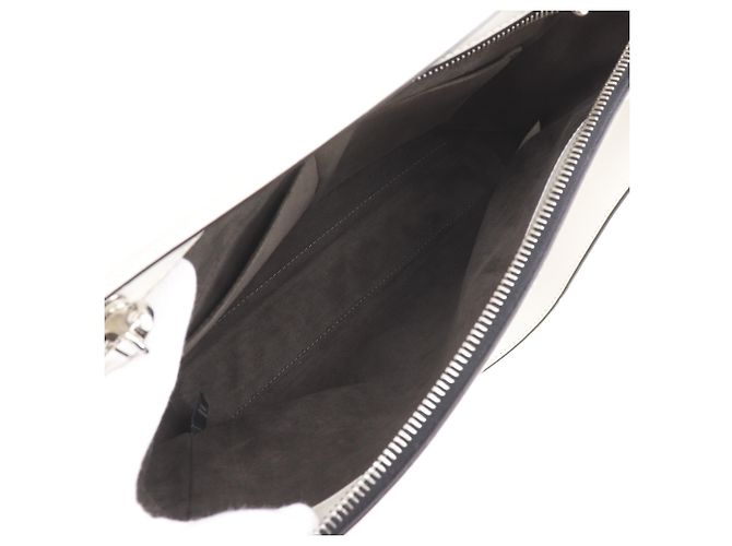Fendi Dotcom Handtasche aus weißem Leder - Ansicht 7